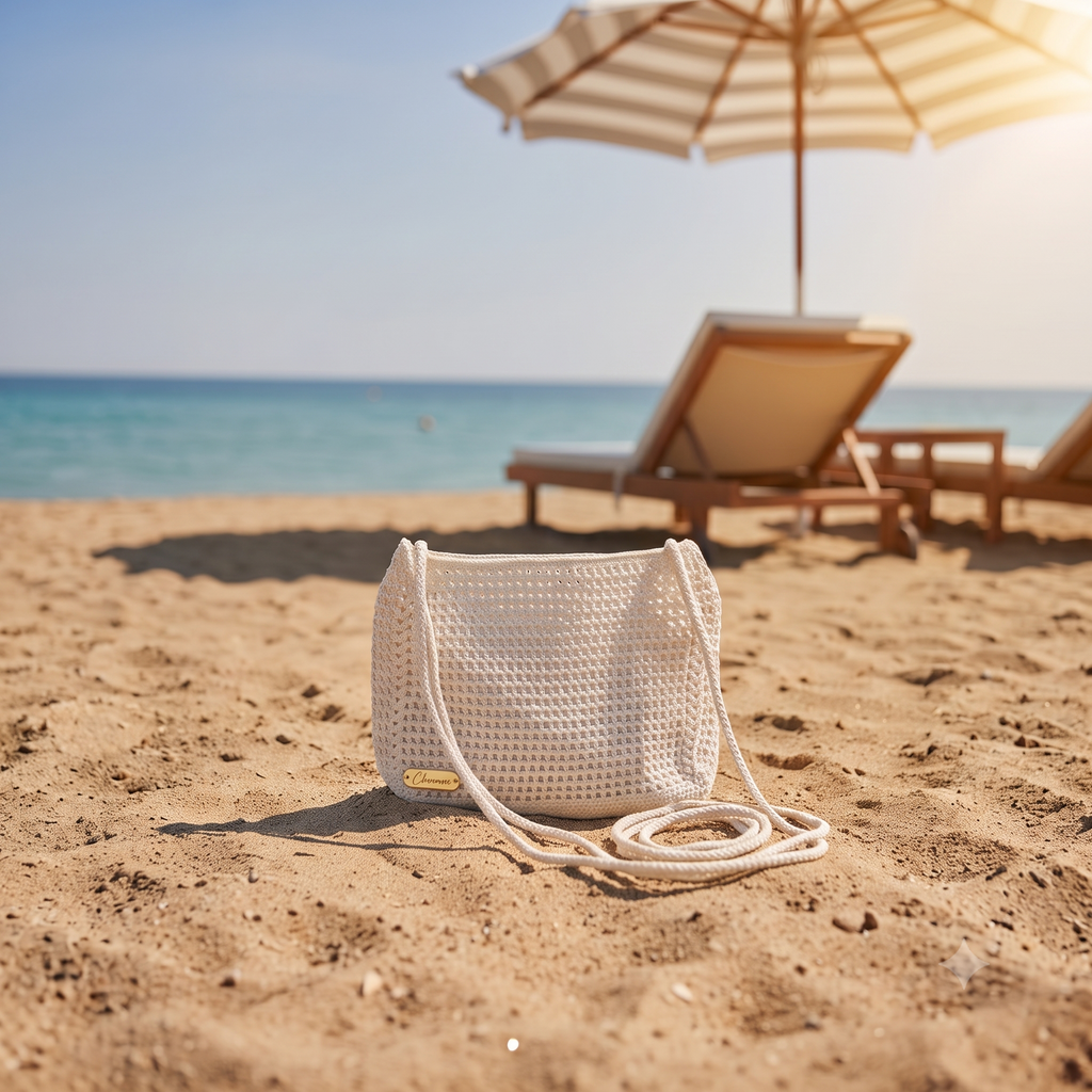 Crochet Trendy Beach Bag