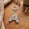 Resin Letter Keychain
