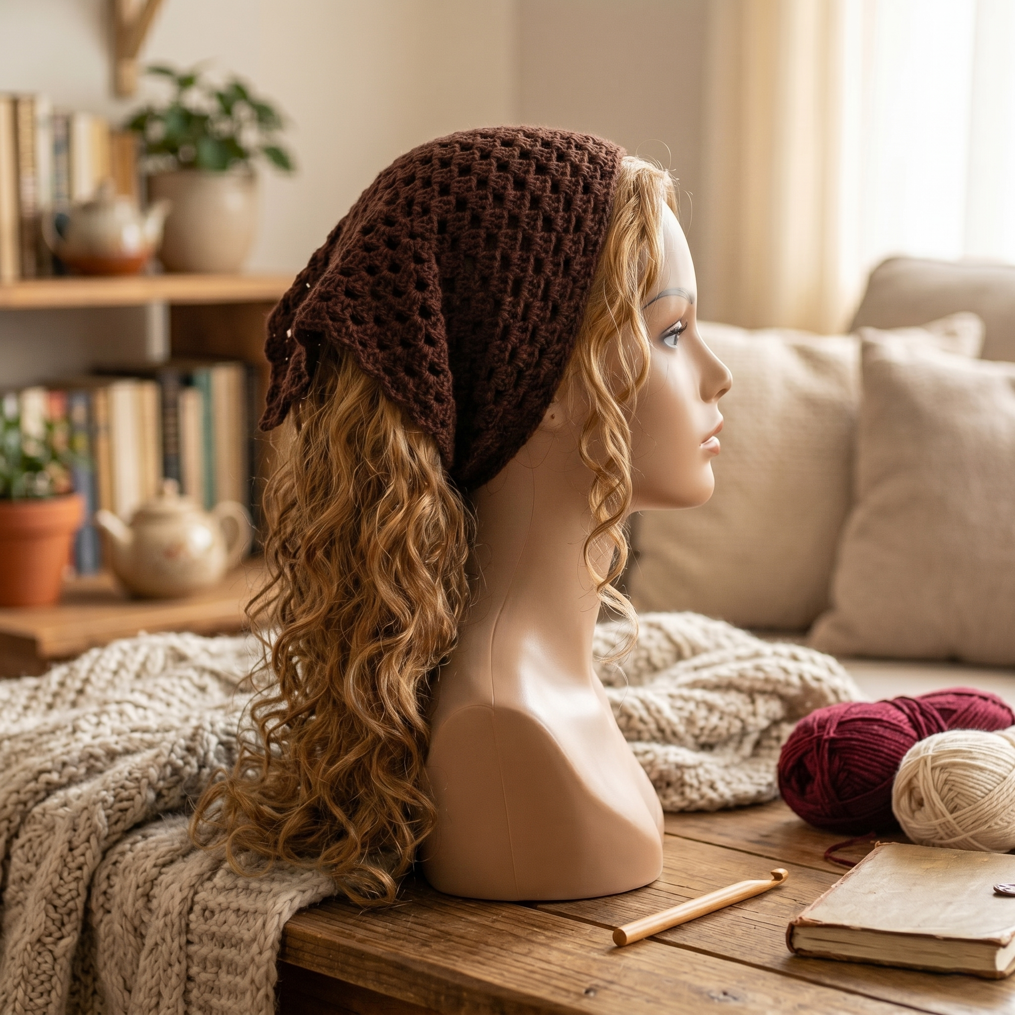 Crochet Head Bandana