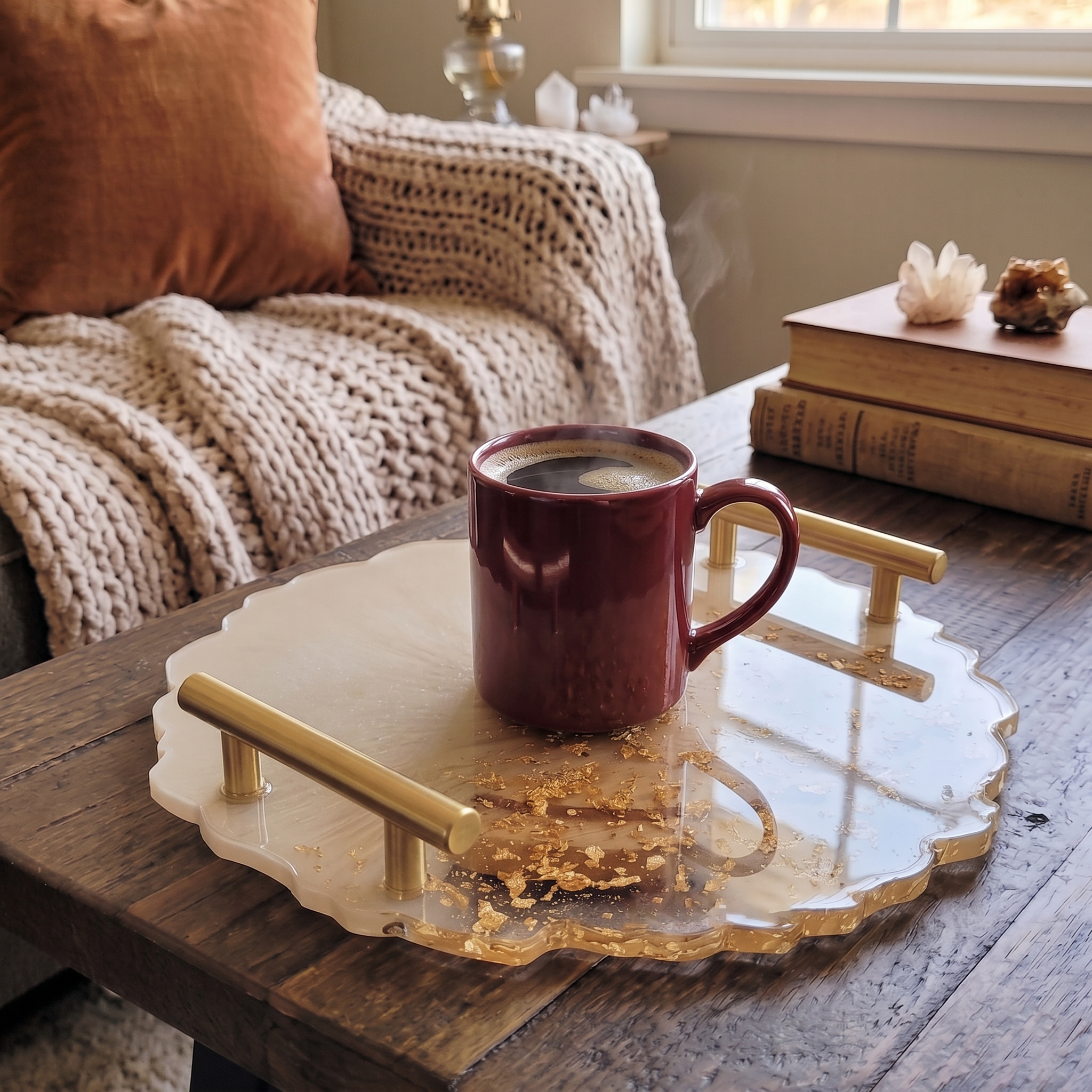 Round Resin Tray