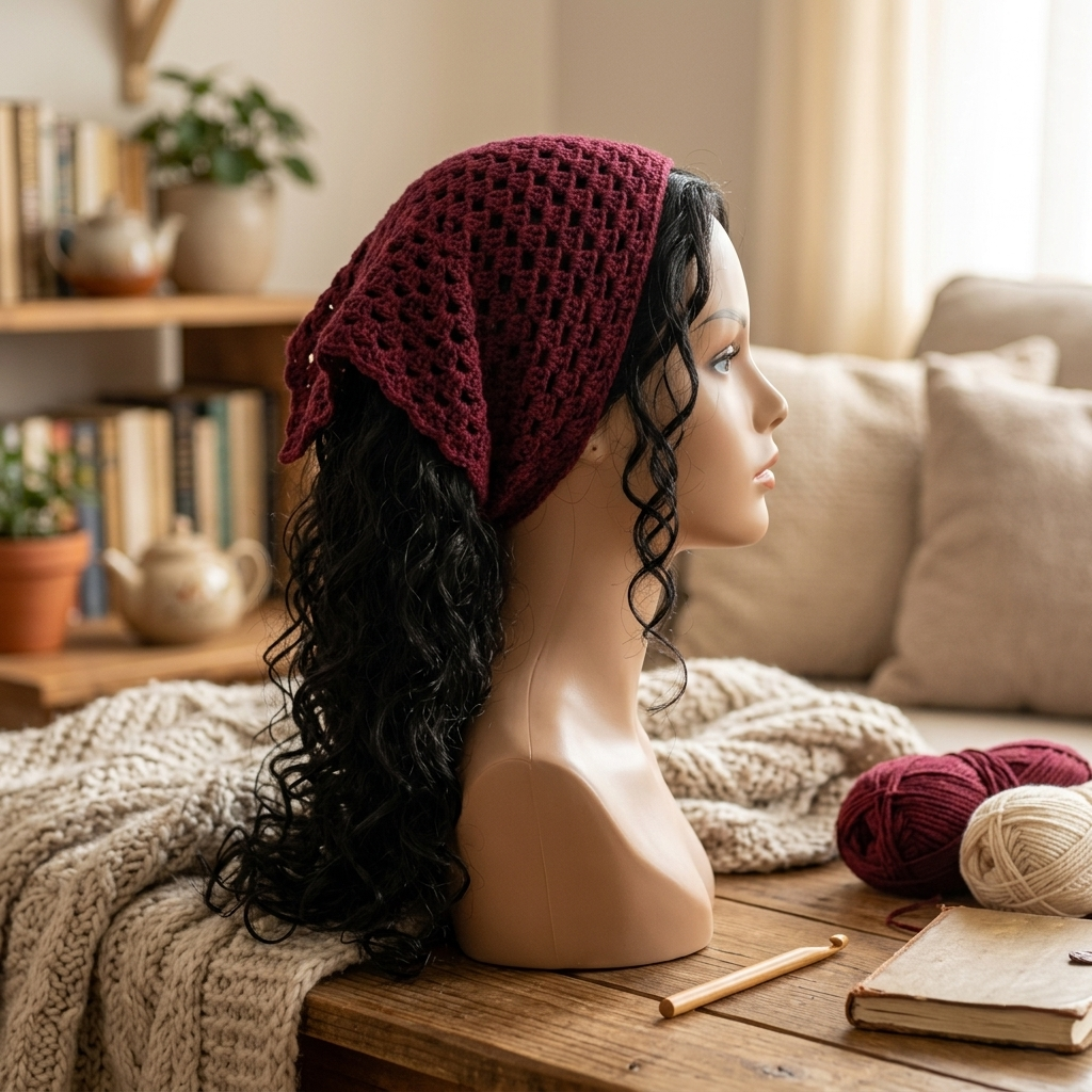 Crochet Head Bandana