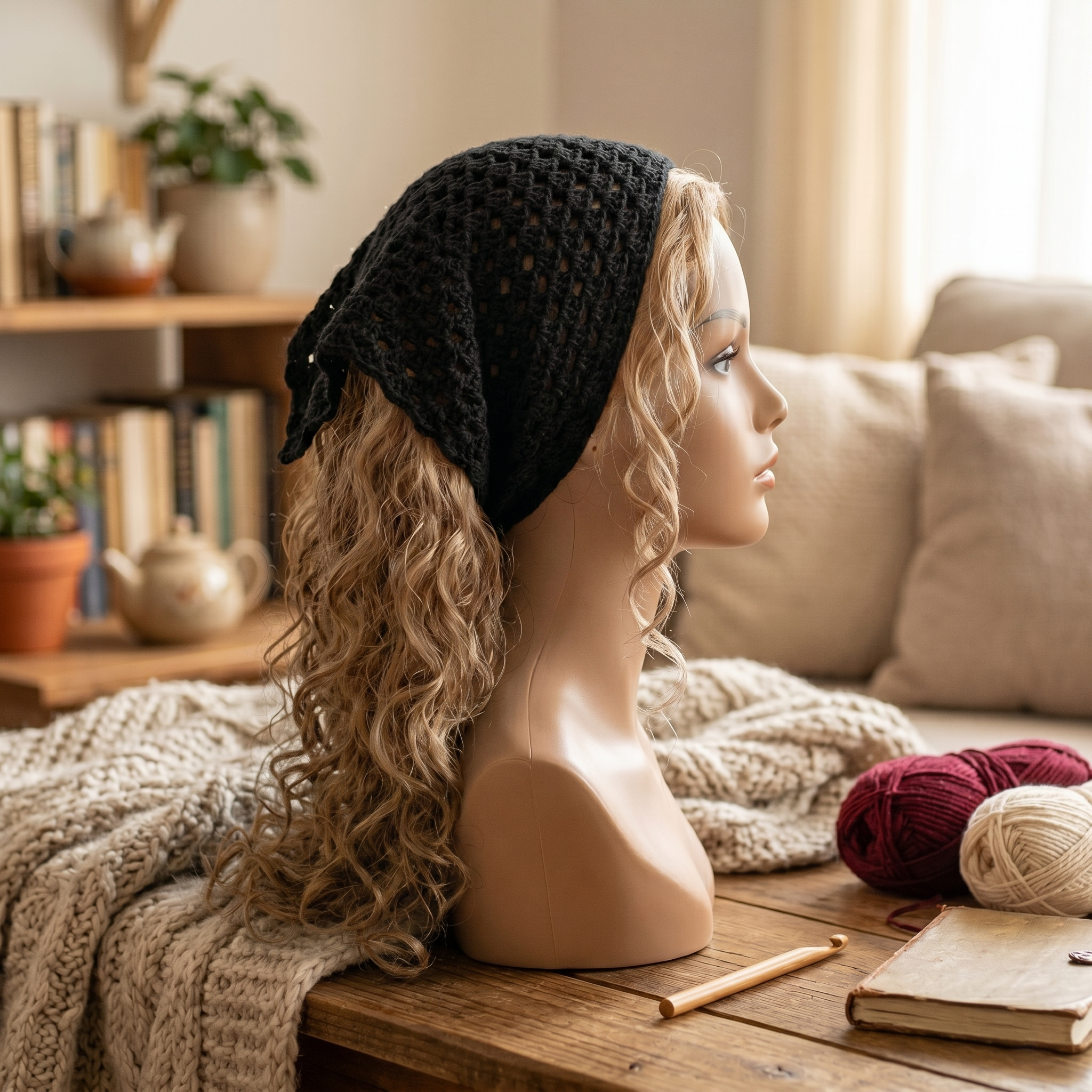 Crochet Head Bandana