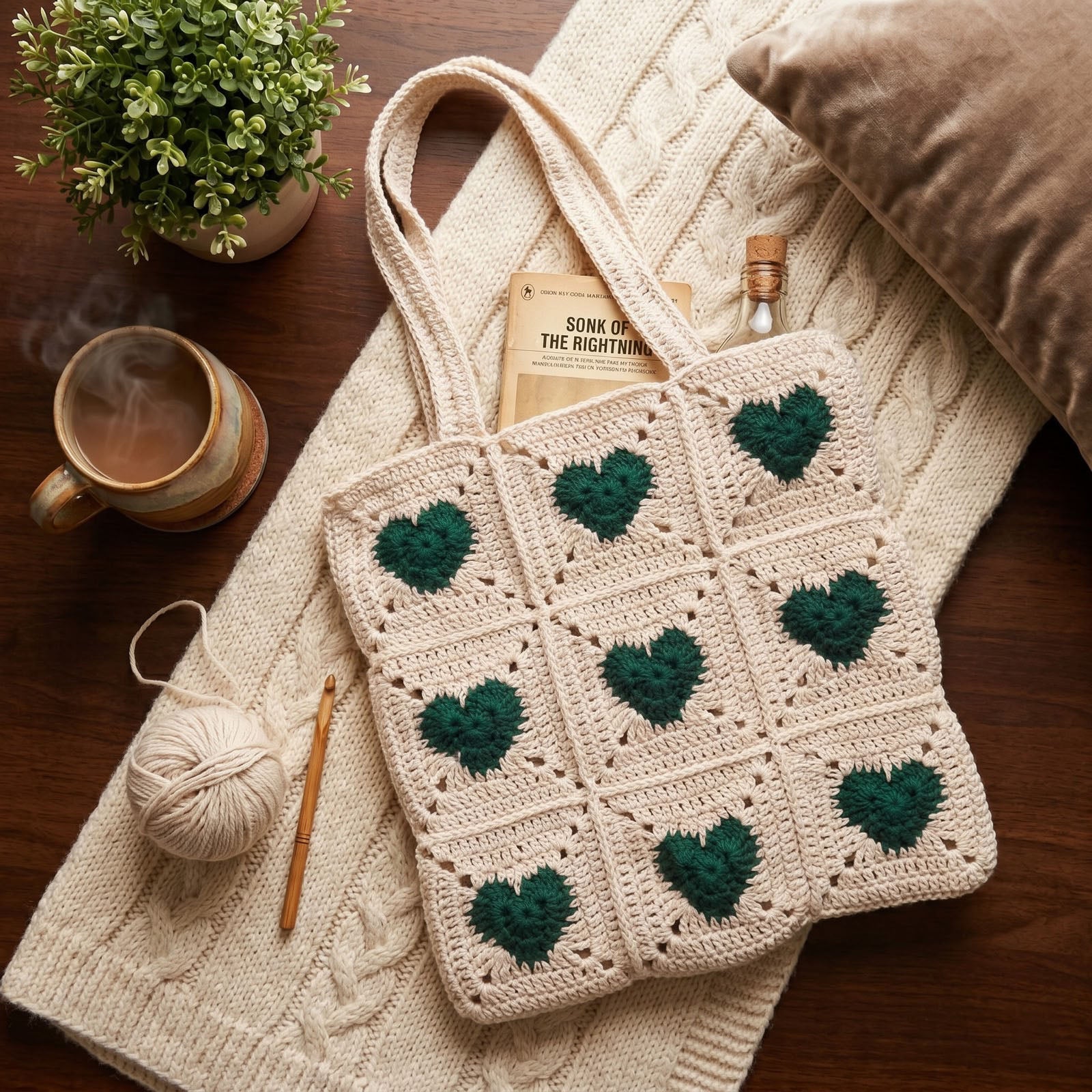 Crochet Tote Bag