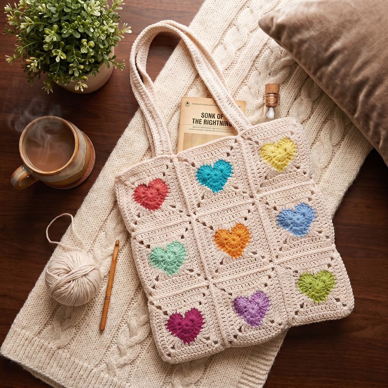 Crochet Tote Bag