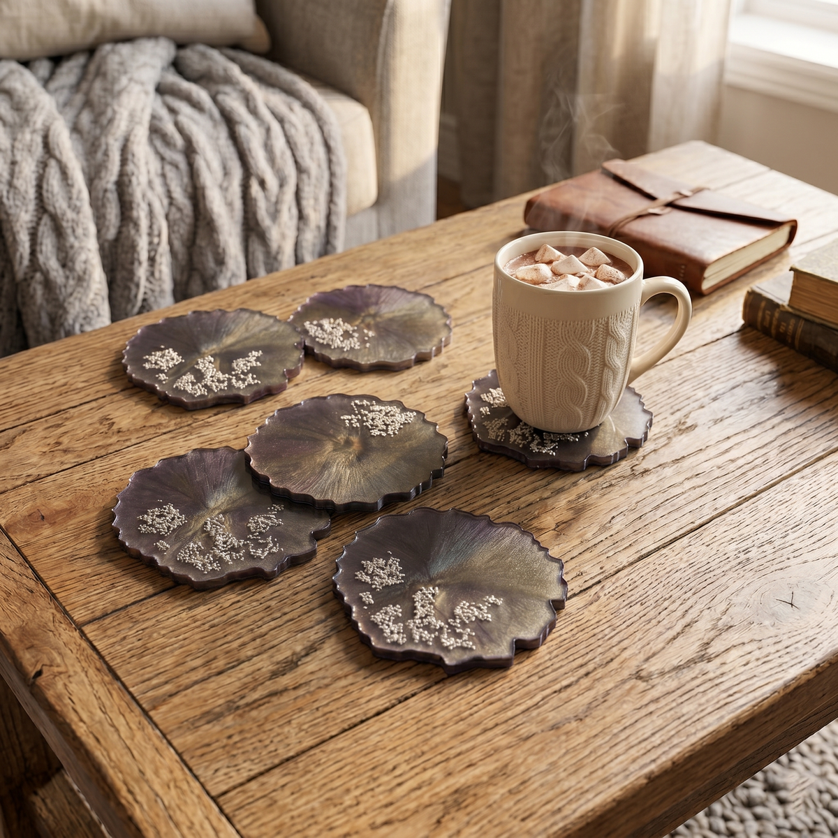 Resin Coasters Premium Design